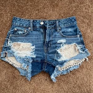 American Eagle jean shorts